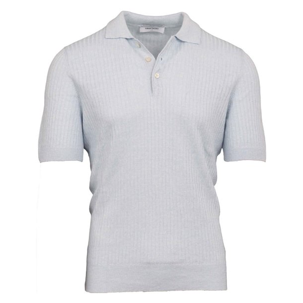 GRAN SASSO Polo Hr | Bomuld Sky Blue