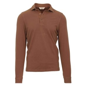 GRAN SASSO Polo Pique Vintage Cigar 