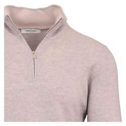 GRAN SASSO Half Zip Uld | Cashmere Lys Gr