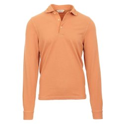 GRAN SASSO Polo Pique Vintage Melon