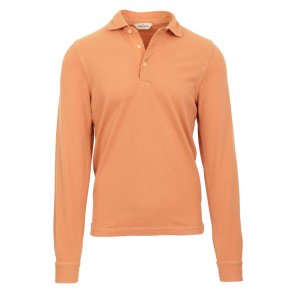 GRAN SASSO Polo Pique Vintage Melon