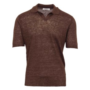 GRAN SASSO Open Collar Hr Brun