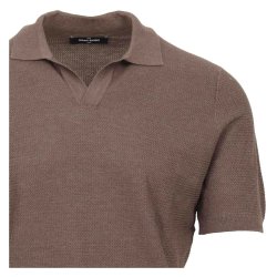 GRAN SASSO Open Collar Struktur Silke | Bomuld Stone