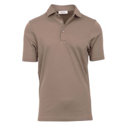 GRAN SASSO Polo Jersey Stone Grey 