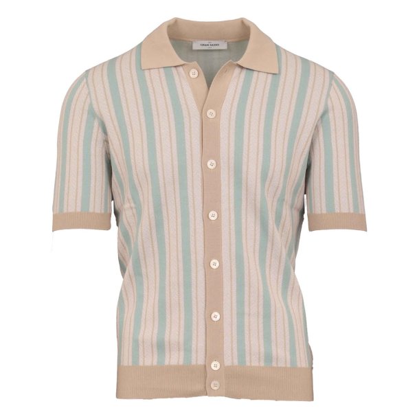 GRAN SASSO Polo Gennemknappet Retro