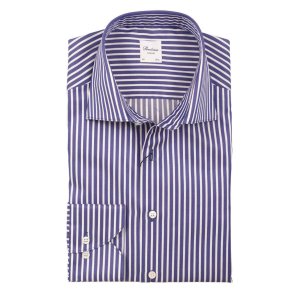 STENSTR�M'S Skjorte Slim Stribet Navy