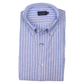 PAUL & SHARK Skjorte Stribet French Blue