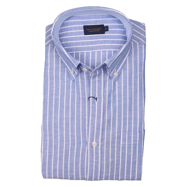 PAUL &amp; SHARK Skjorte Stribet French Blue