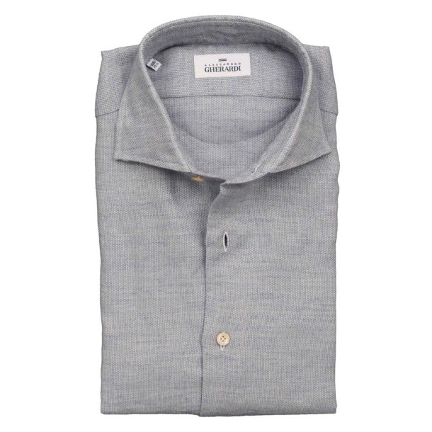 ALESSANDRO GHERARDI Skjorte Flannel Sky Blue
