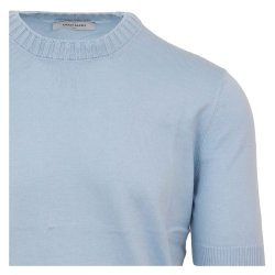 GRAN SASSO T-Shirt Bomuld Sky Blue 