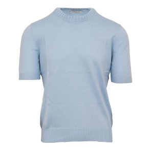GRAN SASSO T-Shirt Bomuld Sky Blue 