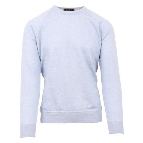 GRAN SASSO Strik Bomuld | Cashmere Lysebl