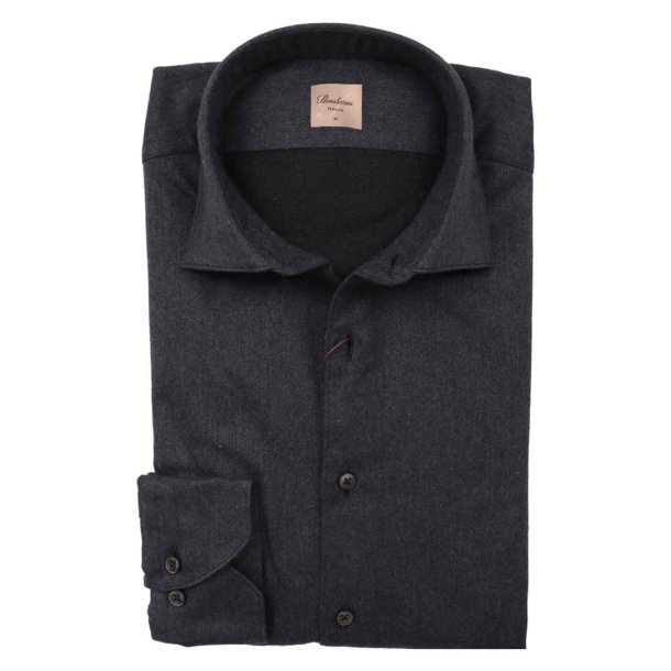 STENSTR�M'S Skjorte Regular Flannel Navy