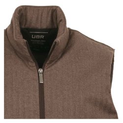 UBR Vest Raptor Savile Herringbone Brun