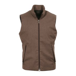 UBR Vest Raptor Savile Herringbone Brun