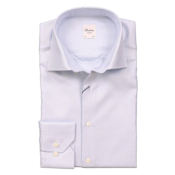 STENSTRM'S Skjorte Slim Struktur Lys Bl