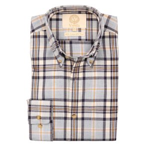 VIYELLA Skjorte Plaid Blue Marl