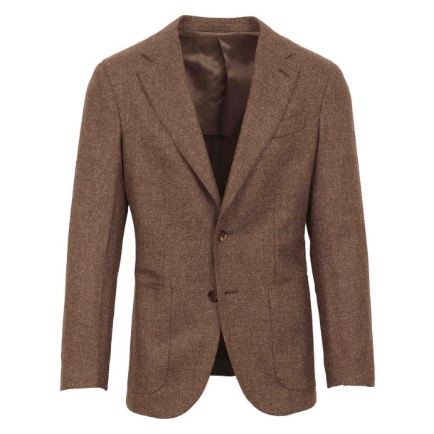 CARUSO Jakke Tosca Uld | Cashmere Brun Melange 46