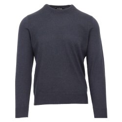 GRAN SASSO Strik Bomuld | Cashmere Navy