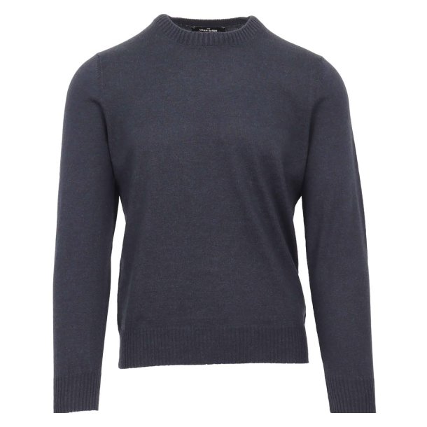 GRAN SASSO Strik Bomuld | Cashmere Navy