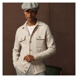 GRAN SASSO Cardigan Sand