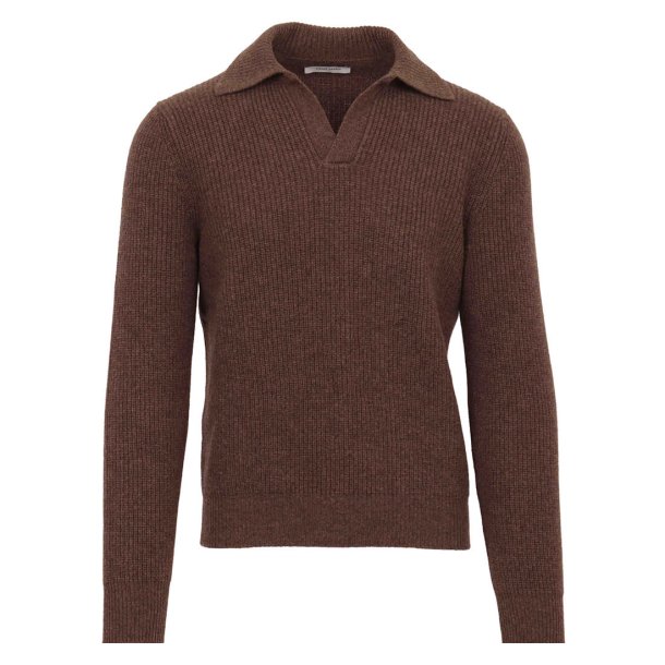 GRAN SASSO Open Collar Geelong Cappuccino