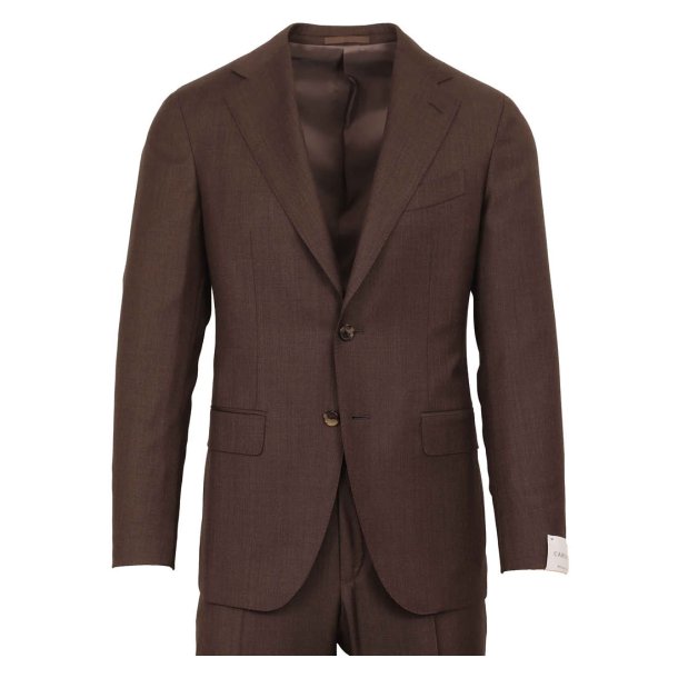 CARUSO Jakkest Brun Melange