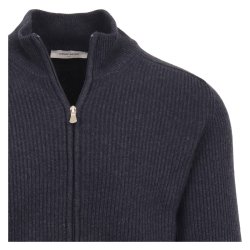 GRAN SASSO Cardigan Patent Indigo