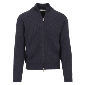 GRAN SASSO Cardigan Patent Indigo