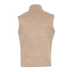 MAURIZIO BALDASSARI Vest Arena Cashmere Beige 