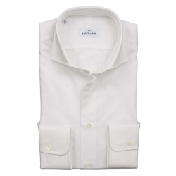 ALESSANDRO GHERARDI Skjorte Struktur Hvid