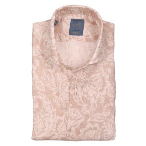 BARBA Skjorte Dandylife Hr Printet Beige