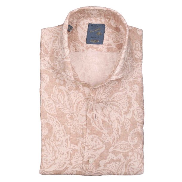BARBA Skjorte Dandylife Hr Printet Beige