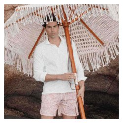 FEDELI Skjorte Jason Jersey Hvid