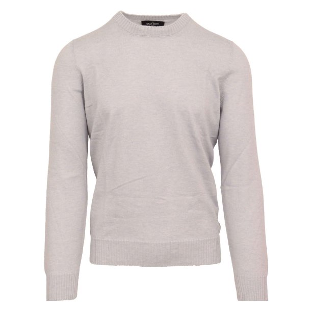 GRAN SASSO Strik Bomuld | Cashmere Isbl