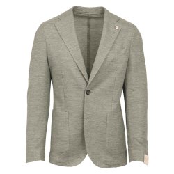 L.B.M. 1911 Jakke Jersey Hr | Bomuld Salvie