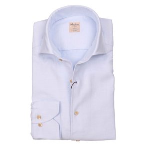 STENSTRM'S Skjorte Slim One Piece Collar Lys Bl