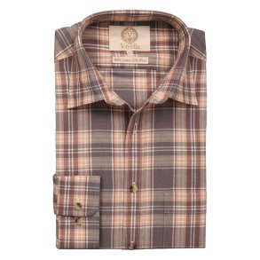Viyella Skjorte Plaid Fawn