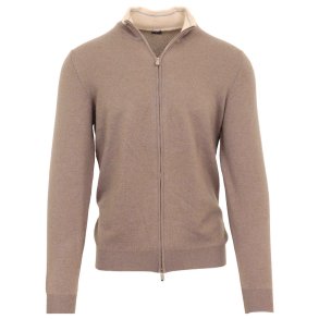 FEDELI Cardigan Cashmere Fango