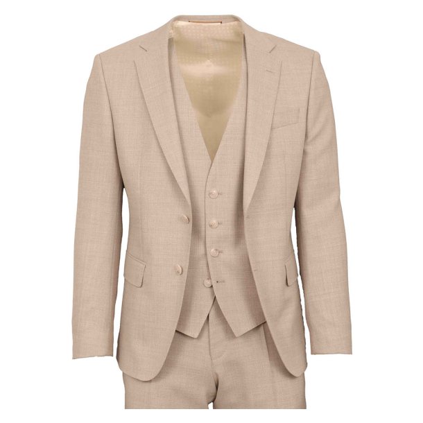 BOSS Jakkest Vest Struktur Sand