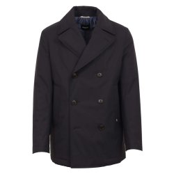 BOSS Peacoat Tech Wool Dark Blue