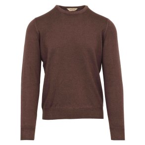 GRAN SASSO Strik Merino Vintage Mrkebrun