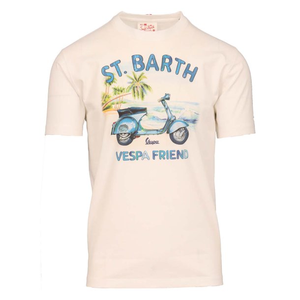 MC2 SAINT BARTH T-Shirt Vespa Friend Hvid 