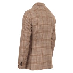 CARUSO Jakke Aida Glen Check Beige