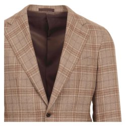 CARUSO Jakke Aida Glen Check Beige