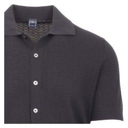 FEDELI Polo Bruno Giza Cotton Navy