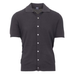 FEDELI Polo Bruno Giza Cotton Navy