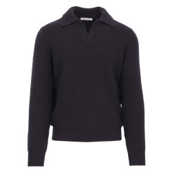 GRAN SASSO Open Collar Geelong Navy