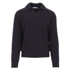 GRAN SASSO Open Collar Geelong Navy