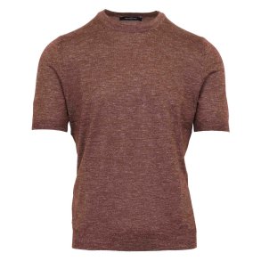 GRAN SASSO T-shirt Cashmere | Silke | Hr Brun
